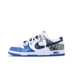 [Custom Indigo Trail] Dunk Low Skateboarding Shoes Unisex Denim Style - Image 2