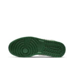 [Custom Iced Evergreenl] Air Jordan 1 Mid Top Men's Skateboarding Shoes Green - Image 5