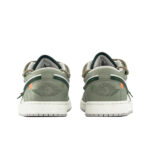 [Custom Bamboo Forest]Air Jordan 1 Skateboarding Shoes Unisex Green - Image 4