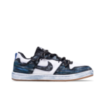 [Custom Alleyoop] SB Skateboarding Shoes Unisex Low-top Blue/Black - Image 4