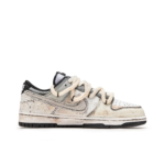 [Custom Rashomon] Dunk Low Skateboard Shoes Unisex Beige - Image 3