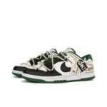 [Custom Blue Ocean x Grassy Area] Dunk Skateboarding Shoes Unisex - Image 8