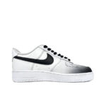 [Customized Devilish Smile] Air Force 1 Low-top Shoes Hand-drawn Unisex Black/White - Image 7