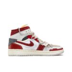 [Custom Trendy Deconstructed] Jordan Air Jordan 1 Mid Skateboarding Shoes Unisex - Image 2