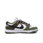[Custom Speed Racer] Dunk Skateboarding Shoes Unisex Low-top Green/Brown - Image 3
