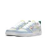 [Custom Unlimited Fun/Light Blue] Court Borough Skateboard Shoes For Children Unisex - Image 2