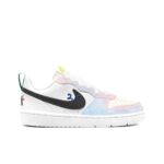[Custom Unlimited Fun/Blue&Pink] Court Borough Skateboard Shoes For Children Unisex - Image 3