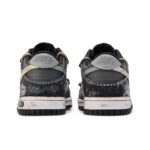 [Custom Earthfall] Dunk Low Skateboarding Shoes Unisex Gray/Black - Image 4