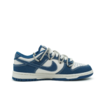 [Custom Blue Jean Rider] Dunk Low Skateboard Shoes Unisex Denim Style - Image 4