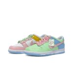 [Custom Candy] Dunk Skateboarding Shoes Unisex Low-top Green/Pink - Image 2