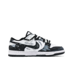 [Custom Grayscale] Dunk Low Skateboard Shoes Unisex Black/Gray/White - Image 3