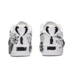 [Customized Ink Wash&Hand-drawn Patterns] Air Force 1 Low-top Shoes Unisex Black and white - Image 4