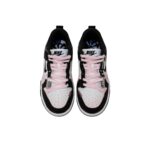 [Custom Honey Peach] Dunk Low Skateboard Shoes Unisex Black/Pink - Image 4