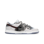 [Custom Country Music] Dunk Skateboarding Shoes Unisex Gray/Beige - Image 3