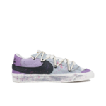 [Customized Good] Blazer Jumbo Low-top Shoes Unisex Purple/Gray - Image 3