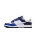 [Custom Ode to Joy] Dunk Skateboarding Shoes Unisex Smiley Graffiti White/Blue - Image 6