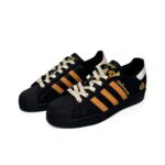[Custom Pumpkin Kicks] originals SUPERSTAR Low Top Halloween Series Black - Image 3