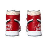 [Custom Christmas Overture] Air Jordan 1 High Top Unisex Skateboarding Shoes - Image 4