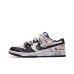 [Custom Robinson] Dunk Low Skateboard Shoes Unisex Black/Beige