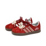[Custom Houndstooth] VL COURT 2.0 Low Top Skate Shoes Unisex Christmas Collection - Image 2