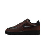 [Custom Skull] Air Force 1 Skateboarding Shoes Unisex Black/Red - Image 2