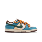 [Custom Magician] Dunk Skateboarding Shoes Unisex Graffiti Blue/Brown - Image 3