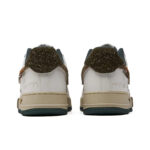 [Customized CloudStride] Air Force 1 Shoes Unisex White/Brown/Green - Image 6