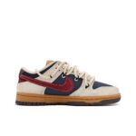 [Custom Leisure Time] Dunk Skateboarding Shoes Unisex Brown/Beige/Red - Image 4