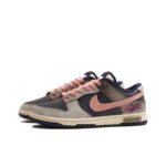 [Custom Heart of the Sandlands] Dunk Skateboarding Shoes Unisex Low-top Brown/Gray - Image 2
