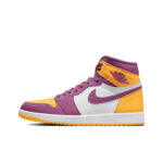 [Custom Stunning] Air Jordan 1 High Top Unisex Skateboarding Shoes Yellow/Green/Blue - Image 6
