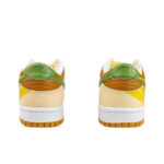 [Custom Mr. Hamburger] Dunk Low Skateboarding Shoes Unisex Brown/Yellow - Image 4