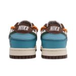 [Custom Magician] Dunk Skateboarding Shoes Unisex Graffiti Blue/Brown - Image 4