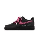 [Customized Diamond Alliance] Air Force 1 Low-top Shoes Unisex Blcak With Diamond Decoration - Image 2