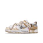 [Custom Yellow & Silver Fluid] Dunk Skateboarding Shoes Unisex Low-Top - Image 2