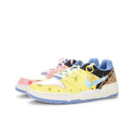 [Custom SpongeBob and Patrick] Full Force Low Skateboarding Shoes Unisex Two-color Yellow/Pink - Image 2