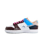 Harley Quinn - Mismatched Sneakers  Graffiti Hand-Painted Men's - Image 6