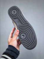 [Custom Grey Distressed Style] Air Force 1 Skateboarding Shoes Unisex Low-top - Image 5