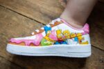 [Customized The Simpsons] Air Force 1 Shoes Unisex Hand Painted - Image 7