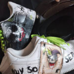 [Customized It Horror Joker Bat] Air Force 1 Shoes Unisex Hand Painted - Image 7