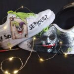 [Customized It Horror Joker Bat] Air Force 1 Shoes Unisex Hand Painted - Image 2