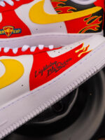[Custom Racing Cars McQueen, Hand Painted] Air Force 1 Skateboarding Shoes Unisex - Image 6