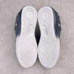 [Custom Reflective Cross] Air Force 1 Skateboarding Shoes Unisex Gray - Image 6