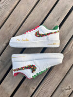 [Customized Rhinestone Christmas Shoes] Air Force 1 Low-top Shoes Unisex Sneakers Unique Christmas Gift - Image 8