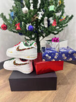 [Customized Rhinestone Christmas Shoes] Air Force 1 Low-top Shoes Unisex Sneakers Unique Christmas Gift - Image 3