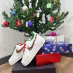 [Customized Rhinestone Christmas Shoes] Air Force 1 Low-top Shoes Unisex Sneakers Unique Christmas Gift - Image 2