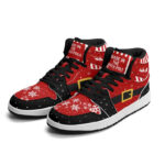 [Custom Holiday Cheer] Air Jordan 1 Mid Top Unisex Skateboarding Shoes - Image 6