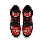 [Custom Holiday Cheer] Air Jordan 1 Mid Top Unisex Skateboarding Shoes - Image 9