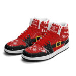 [Custom Holiday Cheer] Air Jordan 1 Mid Top Unisex Skateboarding Shoes - Image 8