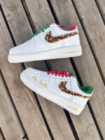 [Customized Rhinestone Christmas Shoes] Air Force 1 Low-top Shoes Unisex Sneakers Unique Christmas Gift - Image 9