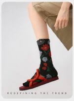 Renaissance | 3 pairs cotton socks set | Creative| artistic |designed| cool| colorful |gift ideas| birthday | thanks | comfort | Christmas - Image 9